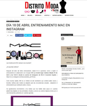 DISTRITO MODA, 17 Abril 2020